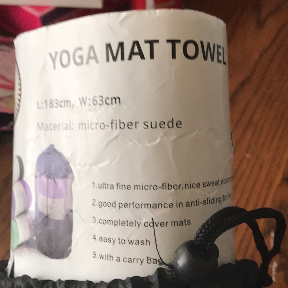 Yoga mat towel